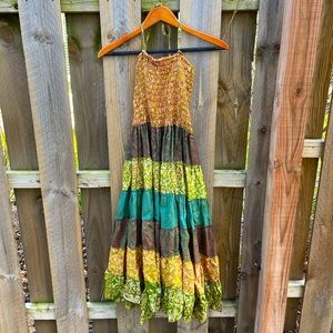 NWOT boho convertible halter neck sundress